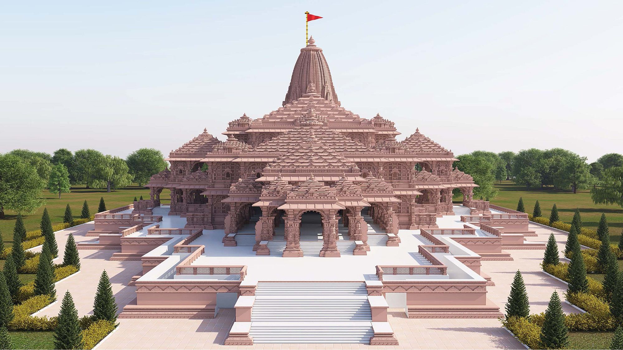 Historische gebeurtenis: Feestelijke inwijding van de Ayodhya Shri Ram Mandir